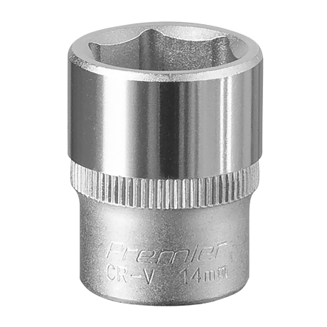 Sealey S1414 Premier Socket 1/4"Sq Drive 14mm