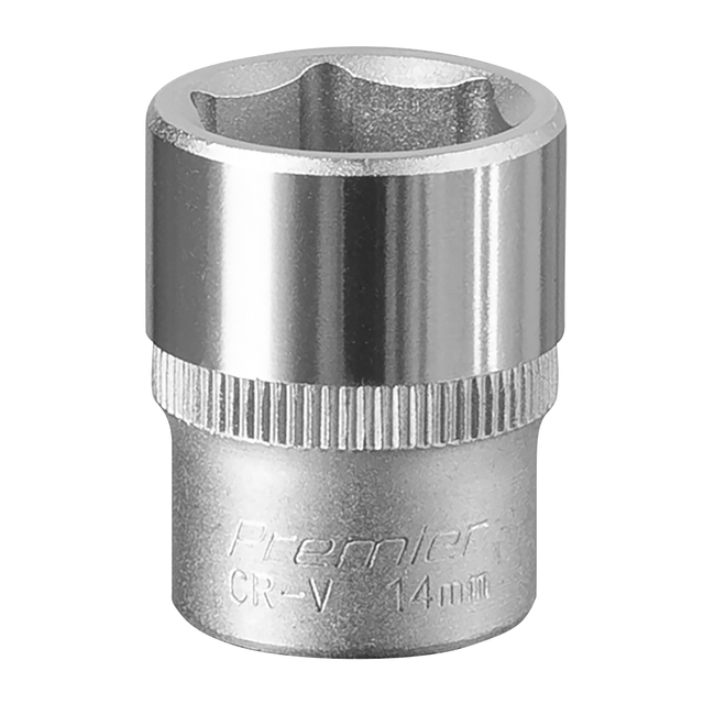 Sealey S1414 Premier Socket 1/4"Sq Drive 14mm