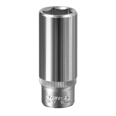 Sealey S1414D Premier Deep Socket 1/4"Sq Drive 14mm