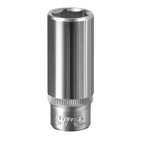 Sealey S1414D Premier Deep Socket 1/4"Sq Drive 14mm