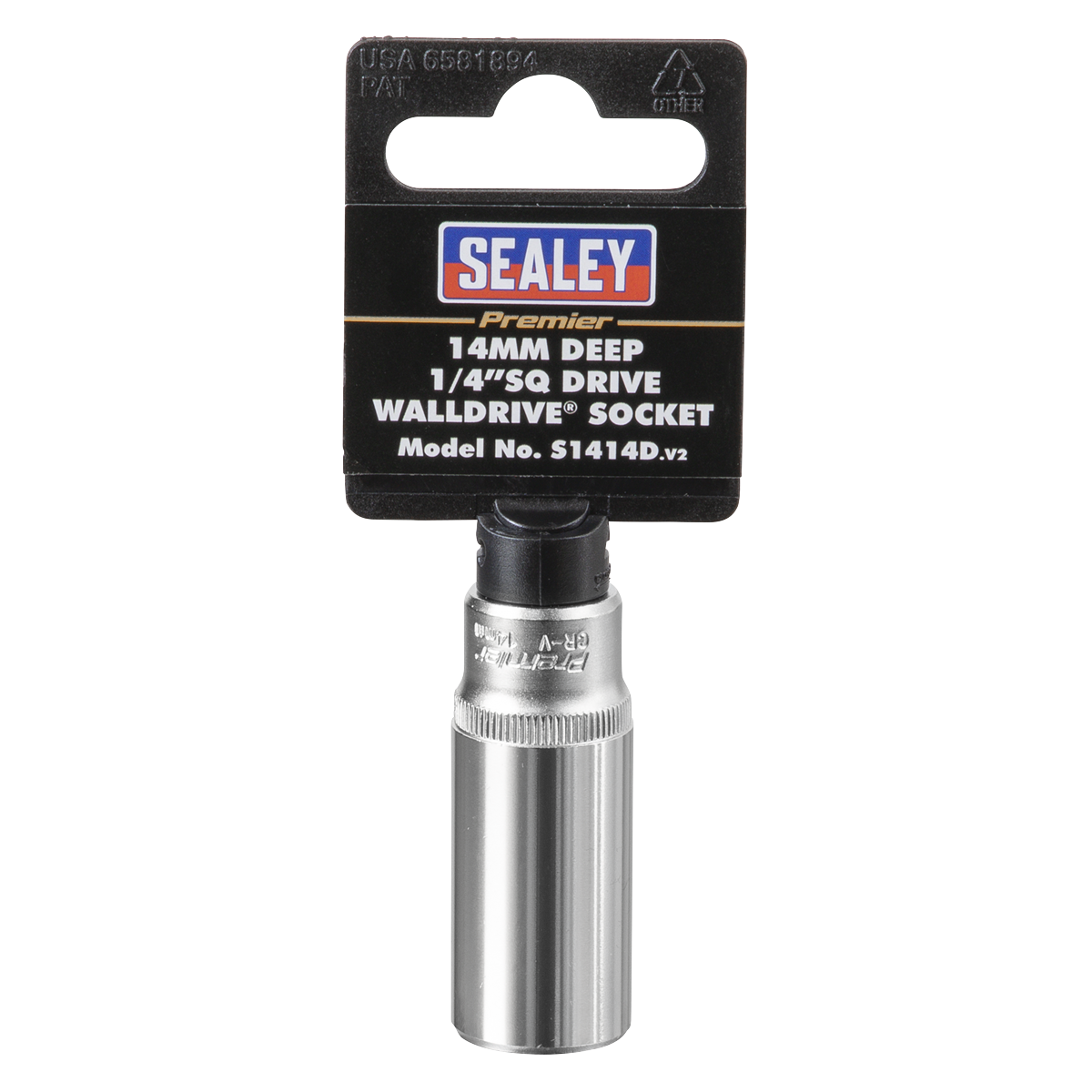 Sealey S1414D Premier Deep Socket 1/4"Sq Drive 14mm - additional view 5