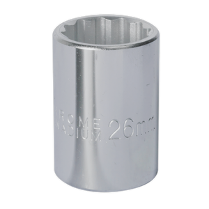 Sealey S34/26 Premier Socket 3/4"Sq Drive 26mm