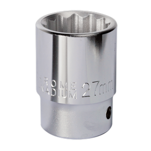 Sealey S34/27 Premier Socket 3/4"Sq Drive 27mm