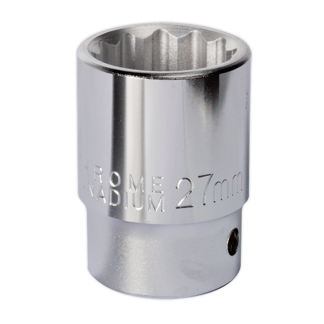 Sealey S34/27 Premier Socket 3/4"Sq Drive 27mm