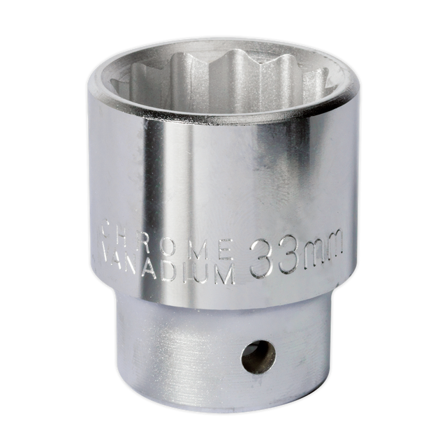 Sealey S34/33 Premier Socket 3/4"Sq Drive 33mm