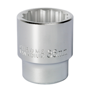 Sealey S34/36 Premier Socket 3/4"Sq Drive 36mm