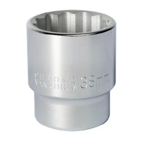 Sealey S34/38 Premier Socket 3/4"Sq Drive 38mm