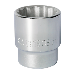 Sealey S34/38 Premier Socket 3/4"Sq Drive 38mm