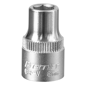Sealey S3808 Premier Socket 3/8"Sq Drive 8mm