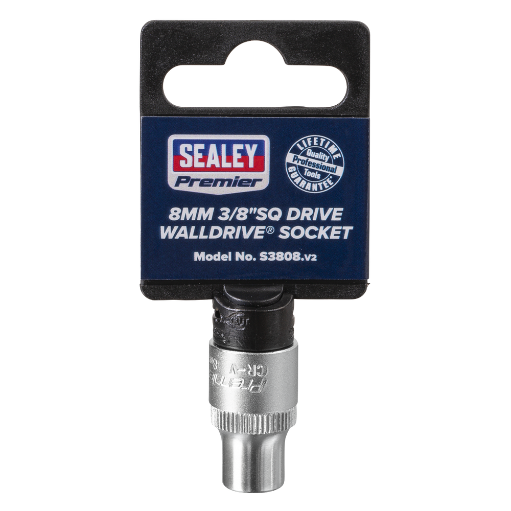 Sealey S3808 Premier Socket 3/8"Sq Drive 8mm - additional view 4