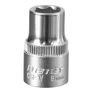 Sealey S3809 Premier Socket 3/8"Sq Drive 9mm