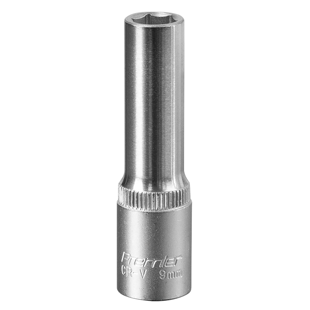 Sealey S3809D Premier Deep Socket 3/8"Sq Drive 9mm