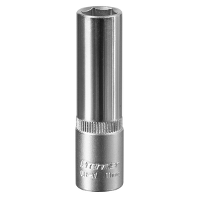 Sealey S3811D Premier Deep Socket 3/8"Sq Drive 11mm