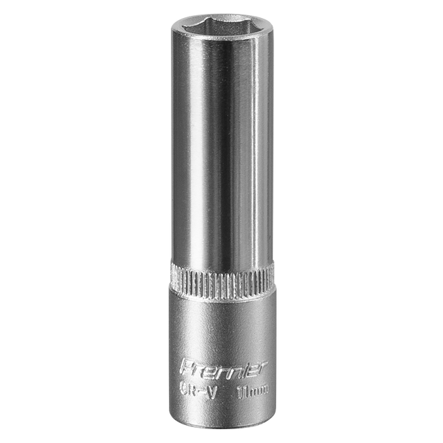 Sealey S3811D Premier Deep Socket 3/8"Sq Drive 11mm