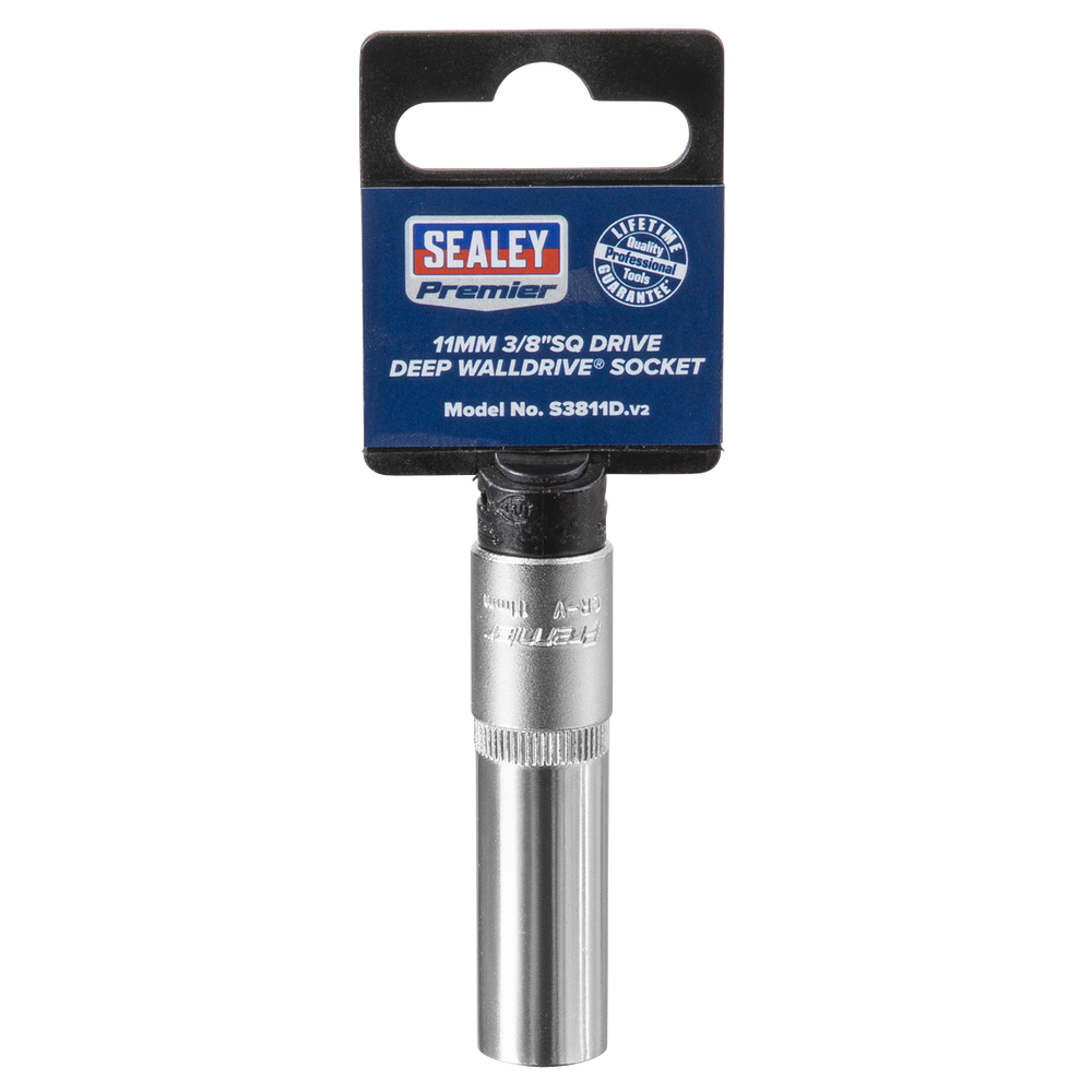Sealey S3811D Premier Deep Socket 3/8"Sq Drive 11mm - additional view 6