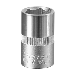 Sealey S3812 Premier Socket 3/8"Sq Drive 12mm