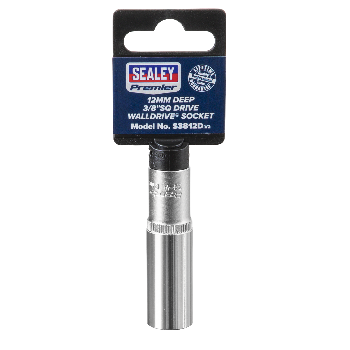 Sealey S3812D Premier Deep Socket 3/8"Sq Drive 12mm - additional view 5