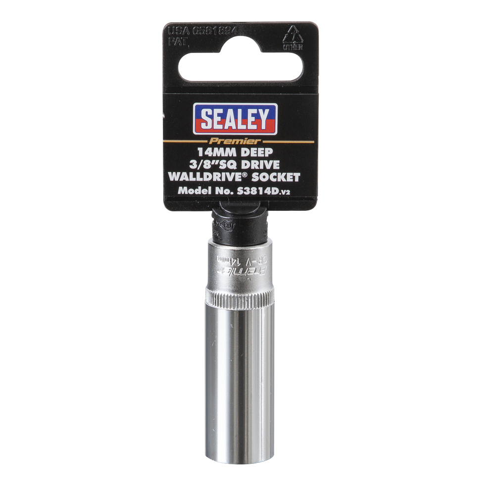 Sealey S3814D Premier Deep Socket 3/8"Sq Drive 14mm - additional view 5