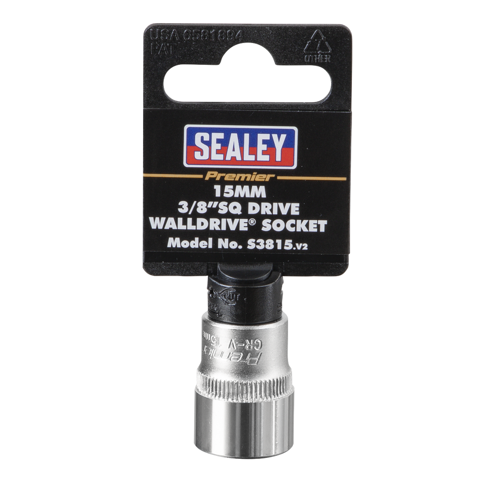 Sealey S3815 Premier Socket 3/8"Sq Drive 15mm - additional view 6
