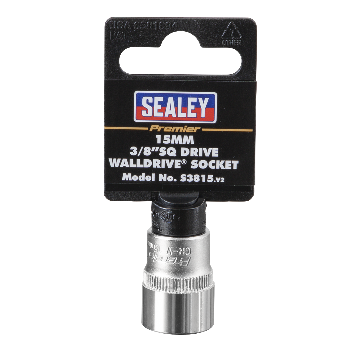 Sealey S3815 Premier Socket 3/8"Sq Drive 15mm - additional view 6