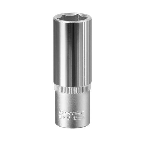 Sealey S3815D Premier Deep Socket 3/8"Sq Drive 15mm