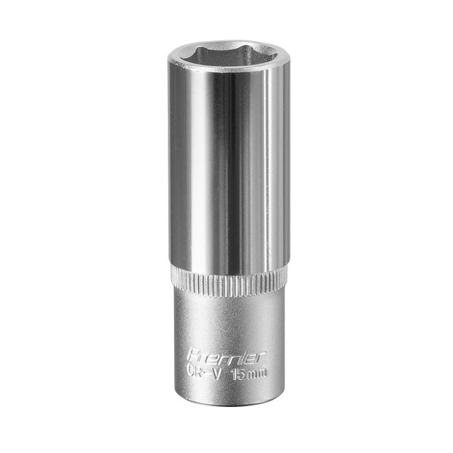 Sealey S3815D Premier Deep Socket 3/8"Sq Drive 15mm