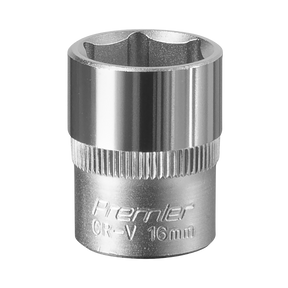 Sealey S3816 Premier Socket 3/8"Sq Drive 16mm