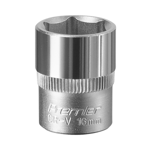 Sealey S3816 Premier Socket 3/8"Sq Drive 16mm