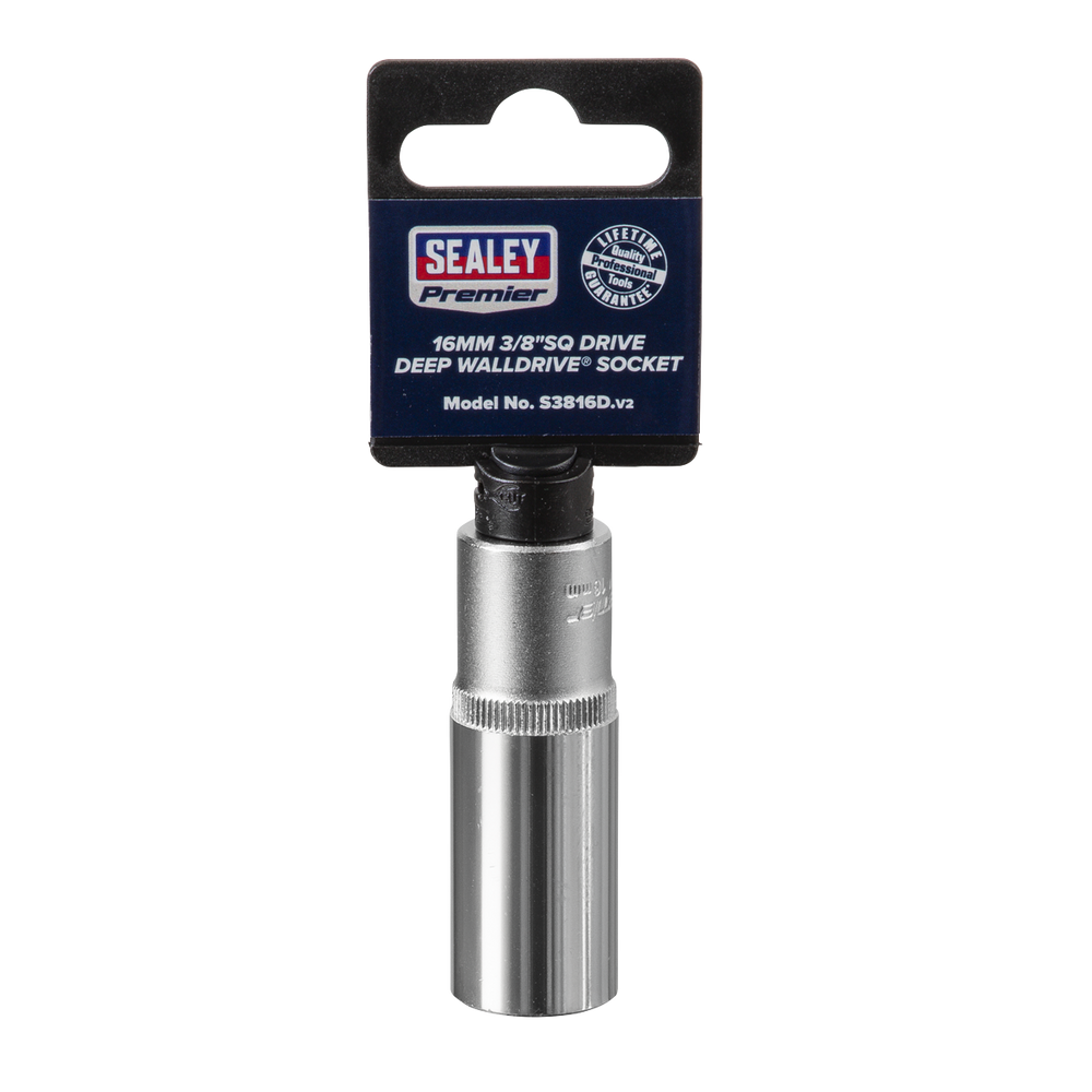 Sealey S3816D Premier Deep Socket 3/8"Sq Drive 16mm - additional view 4