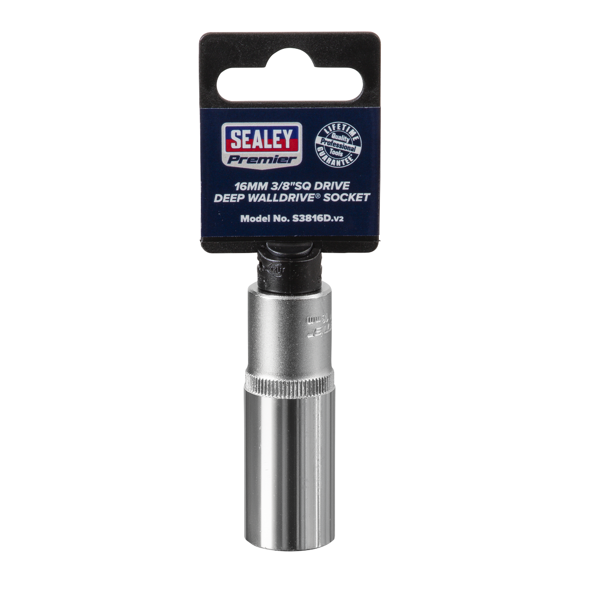 Sealey S3816D Premier Deep Socket 3/8"Sq Drive 16mm - additional view 4