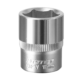 Sealey S3817 Premier Socket 3/8"Sq Drive 17mm