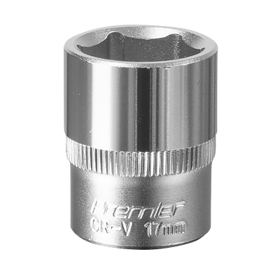 Sealey S3817 Premier Socket 3/8"Sq Drive 17mm