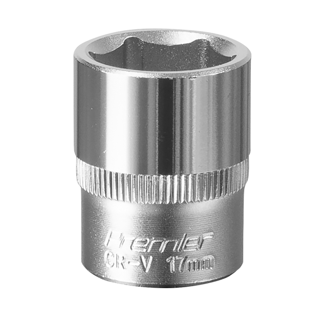 Sealey S3817 Premier Socket 3/8"Sq Drive 17mm