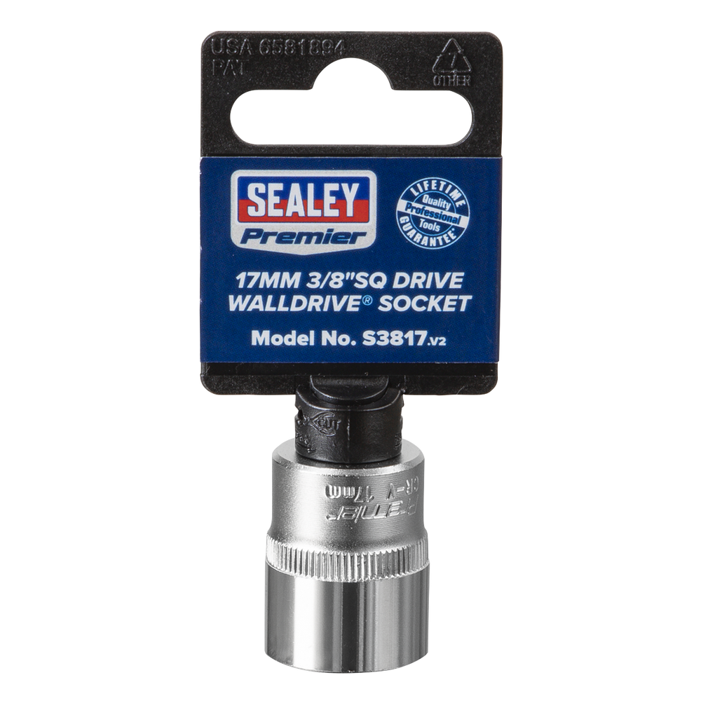 Sealey S3817 Premier Socket 3/8"Sq Drive 17mm - additional view 6