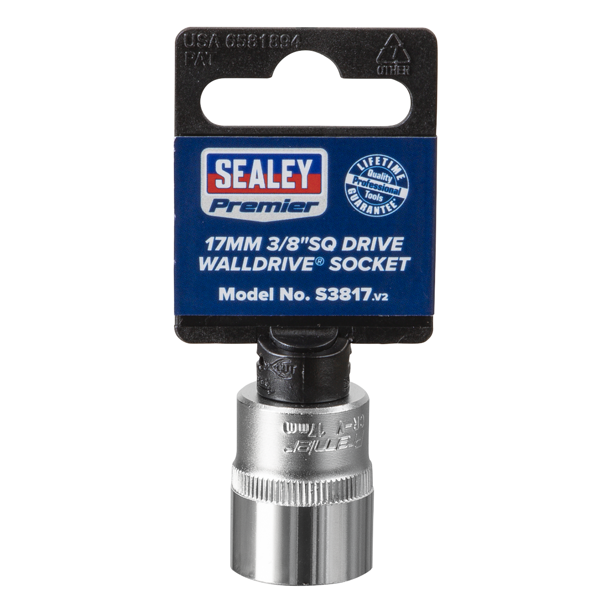 Sealey S3817 Premier Socket 3/8"Sq Drive 17mm - additional view 6