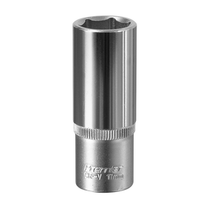 Sealey S3817D Premier Deep Socket 3/8"Sq Drive 17mm