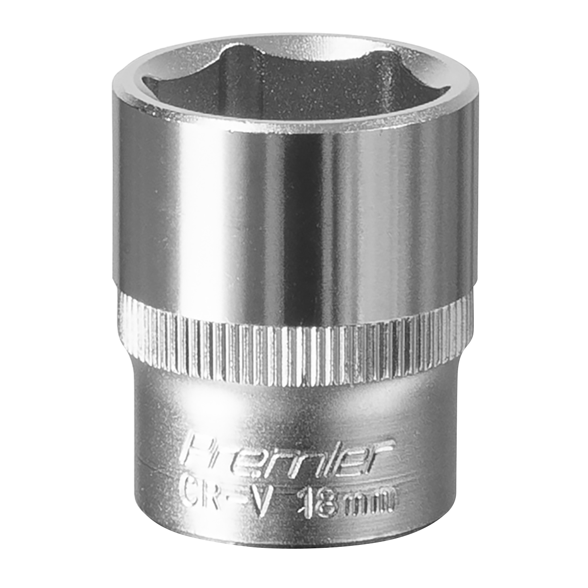 Sealey S3818 Premier Socket 3/8"Sq Drive 18mm