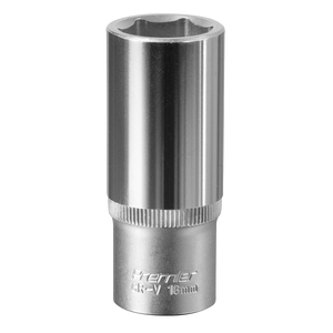 Sealey S3818D Premier Deep Socket 3/8"Sq Drive 18mm