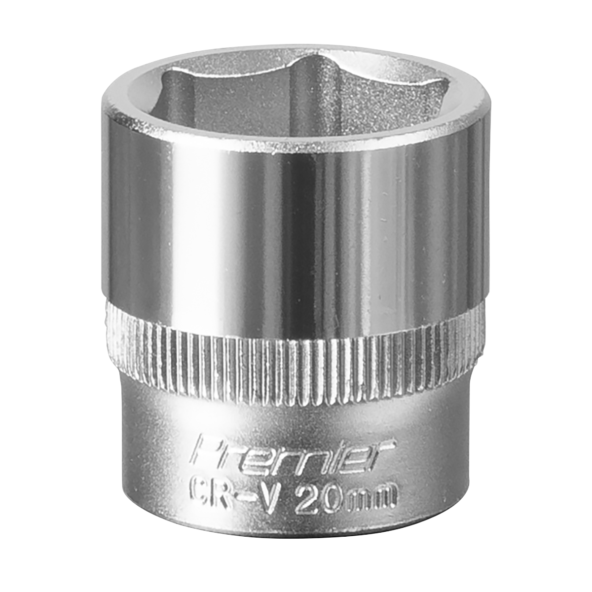 Sealey S3820 Premier Socket 3/8"Sq Drive 20mm