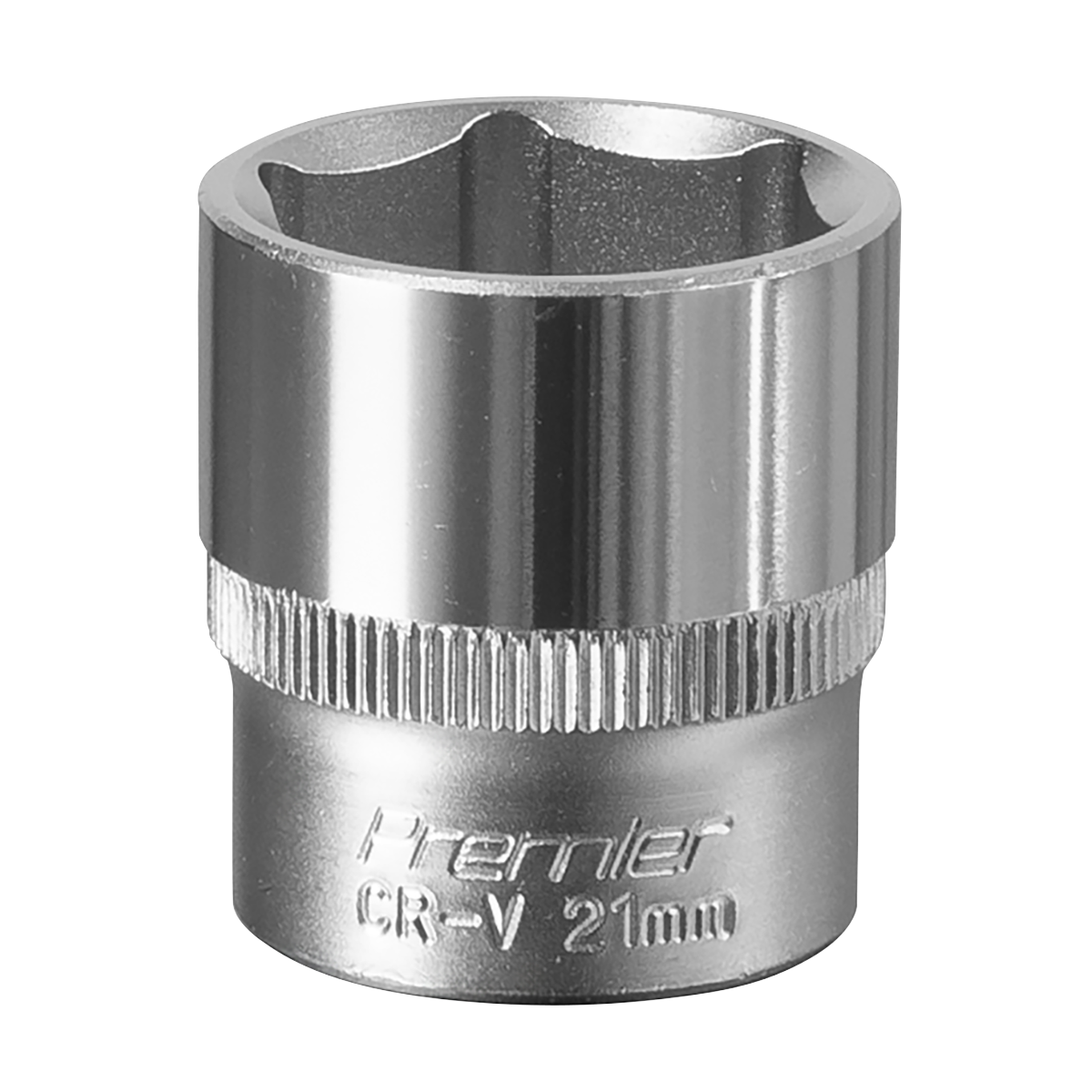 Sealey S3821 Premier Socket 3/8"Sq Drive 21mm