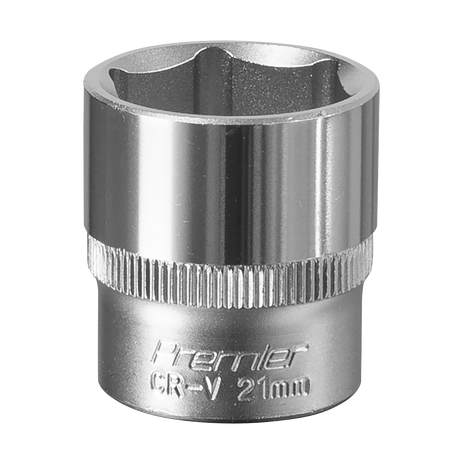 Sealey S3821 Premier Socket 3/8"Sq Drive 21mm