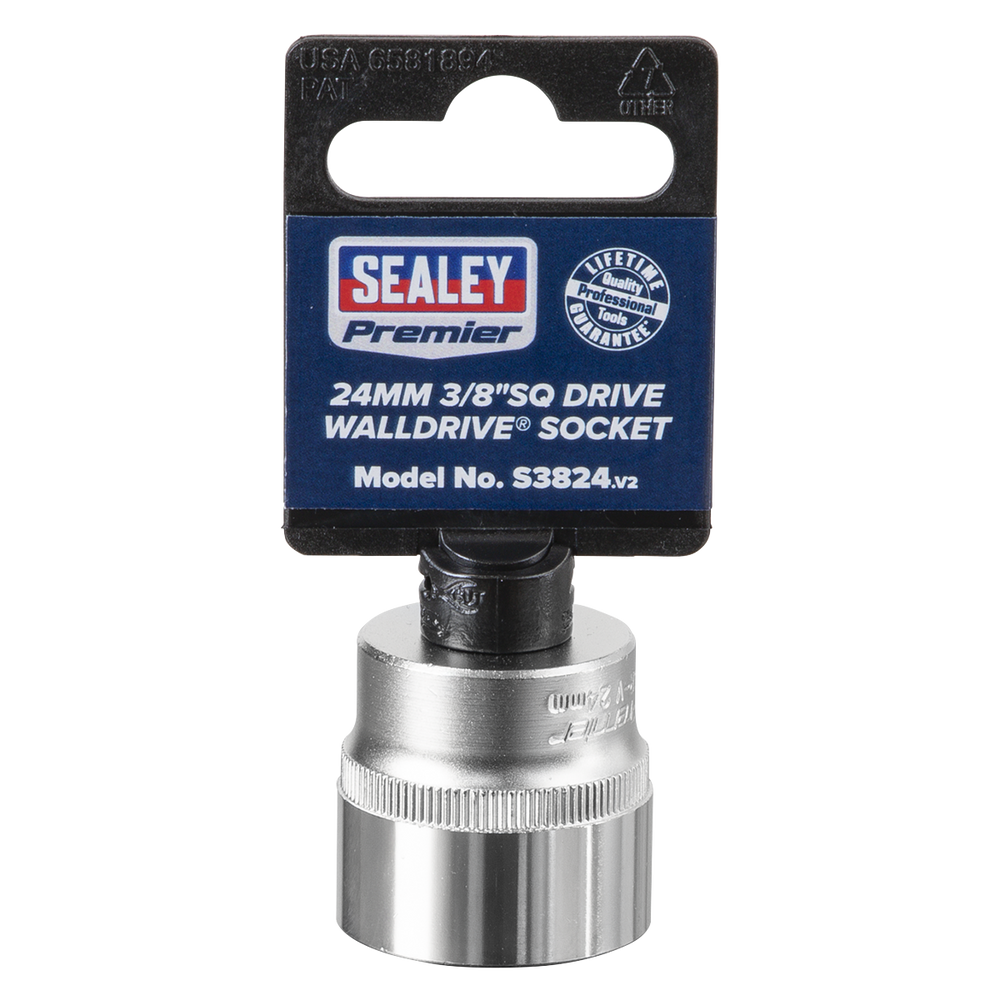 Sealey S3824 Premier Socket 3/8"Sq Drive 24mm - additional view 4