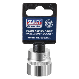 Sealey S3824 Premier Socket 3/8"Sq Drive 24mm - additional view 4