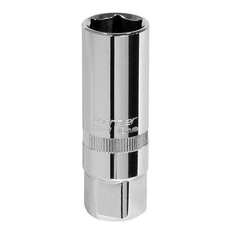 Sealey S38SP10 Premier Spark Plug Socket 3/8"Sq Drive 16mm