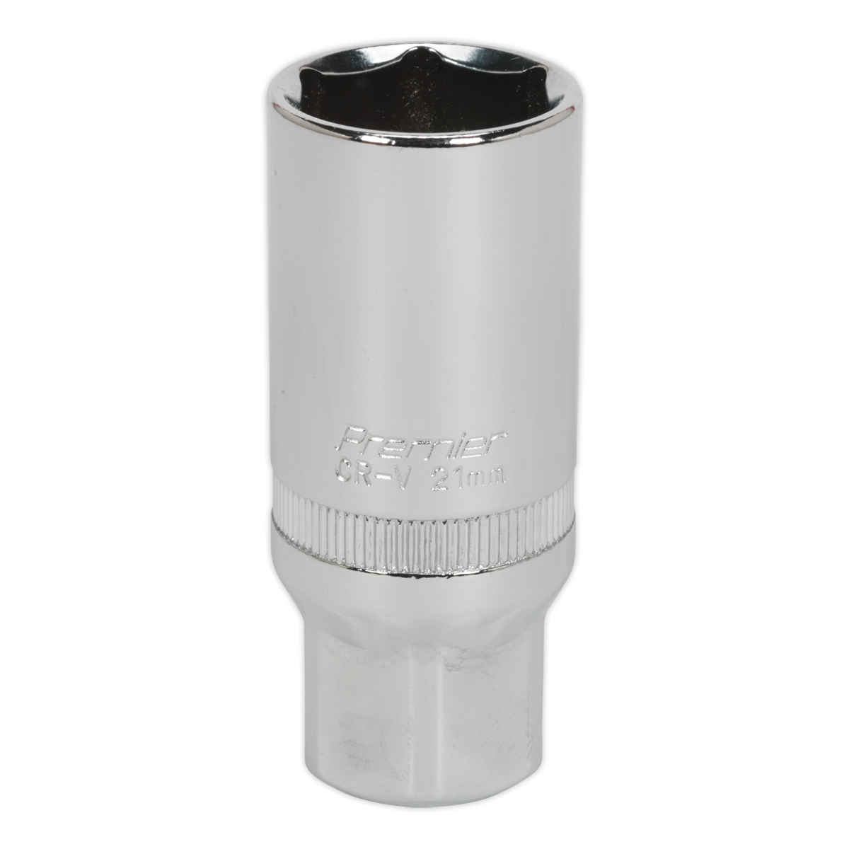 Sealey S38SP14 Premier Spark Plug Socket 3/8"Sq Drive 21mm