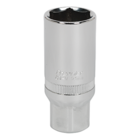 Sealey S38SP14 Premier Spark Plug Socket 3/8"Sq Drive 21mm