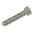 Sealey S525 Stainless Steel Hex Head Set Screw DIN 933 - M5 X 25 A2 - Pack of 50