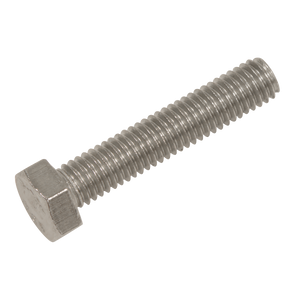 Sealey S525 Stainless Steel Hex Head Set Screw DIN 933 - M5 X 25 A2 - Pack of 50 - additional view 5