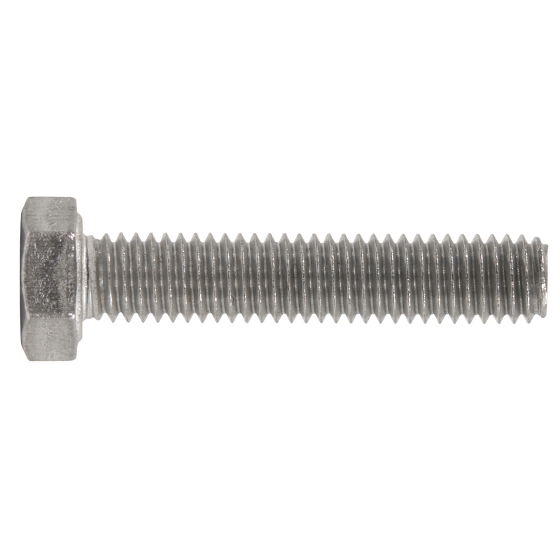 Sealey S525 Stainless Steel Hex Head Set Screw DIN 933 - M5 X 25 A2 - Pack of 50 - additional view 3