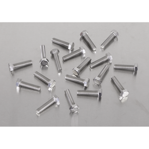 Sealey S625S Stainless Steel Set Screw M6 x 25mm 1mm Pitch, DIN 933 - Pack of 50 - additional view 2